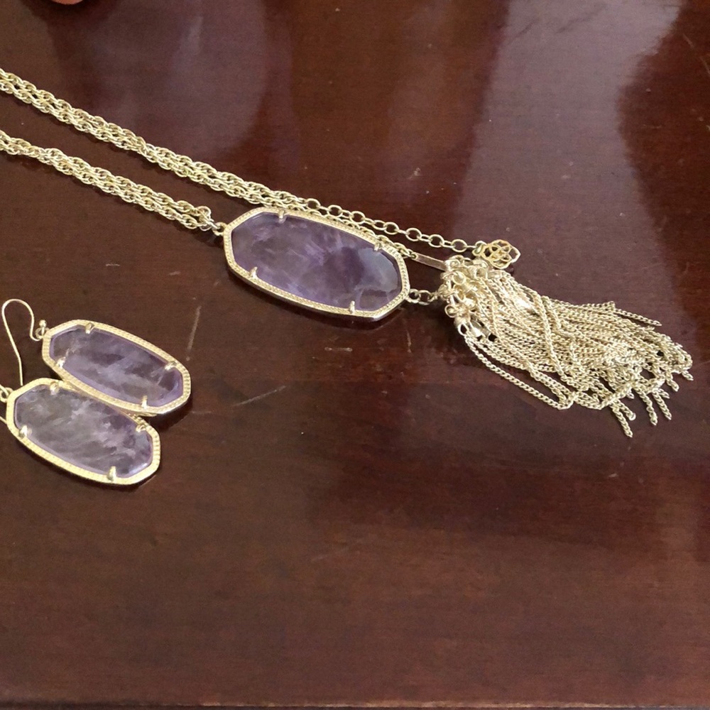 Kendra Scott Necklace and Earrings